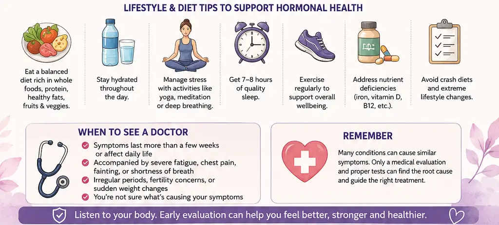 Lifestyle and Diet Tips to Support Hormonal Health